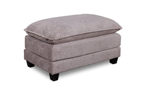 English Elm 55.32*39.76" Boucle Sofa Bed with Ottoman Deep Cushion Armrests Living Room Lounge Chair Grey W2715P491933