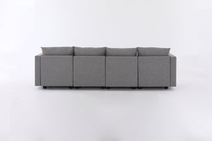 English Elm Convertible Modular U-shaped Sectional with Hidden Storage and Terry Fabric Seating W2791S00011