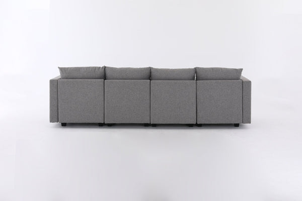 English Elm Convertible Modular U-shaped Sectional with Hidden Storage and Terry Fabric Seating W2791S00011
