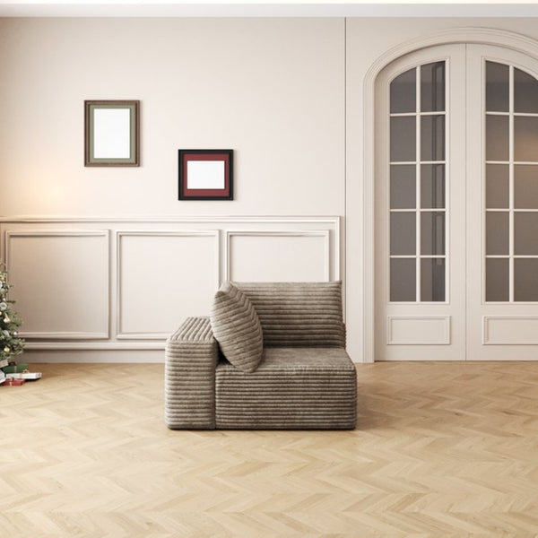 English Elm Cloud Modular Sectional Sofa Plush Corduroy Deep Seat Reversible Chaise Living Room W2824P303619