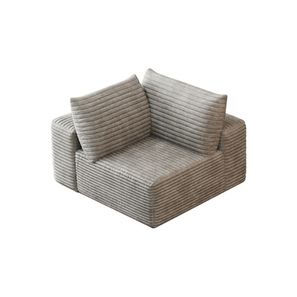 English Elm Cloud Modular Sectional Sofa Plush Corduroy Deep Seat for Modern Living Rooms W2824P304596