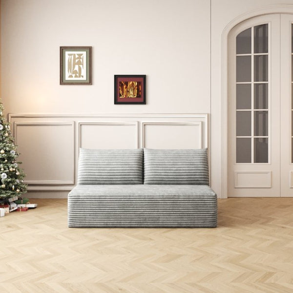 English Elm Cloud Modular Sectional Sofa Plush Corduroy Upholstered Deep Seat for Living Spaces W2824P304597