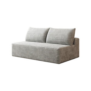 English Elm Cloud Modular Sectional Sofa Plush Corduroy Upholstered Deep Seat for Living Spaces W2824P304597