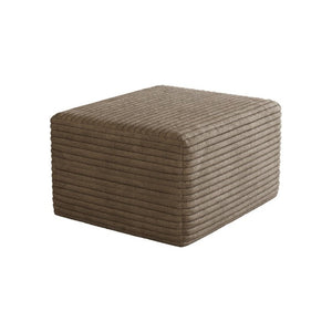 English Elm Sofa Ottoman Modular Sectional in Plush Corduroy with Reversible Chaise Configuration Camel W2824P492209