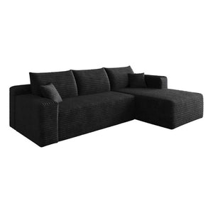 English Elm 95 Inch U Shaped Cloud Sectional Corduroy Sofa Deep Seat Modern Living Room Couch W2824P510988