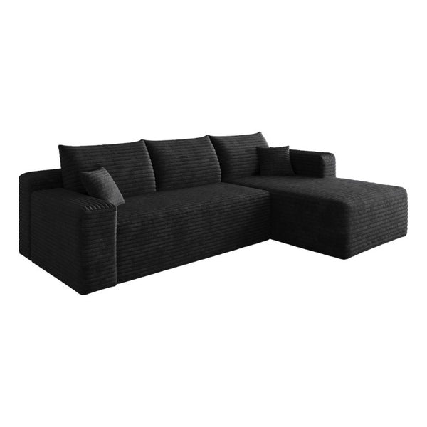 English Elm 95 Inch U Shaped Cloud Sectional Corduroy Sofa Deep Seat Modern Living Room Couch W2824P510988