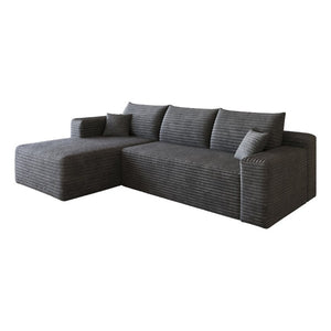 English Elm 95 Inch U Shaped Sectional Sofa Plush Corduroy Deep Seat Modern Minimalist Living Room W2824P510991
