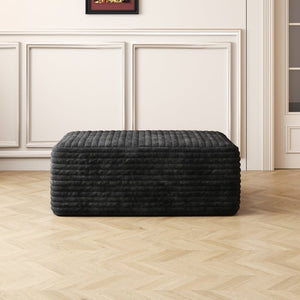 English Elm Sofa Ottoman in Plush Corduroy with Foam Core for Relaxed Lounge or Media Room W2824P515743