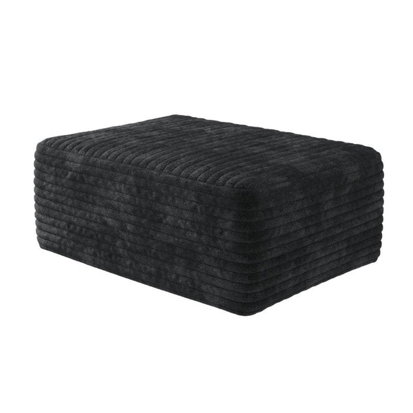 English Elm Sofa Ottoman in Plush Corduroy with Foam Core for Relaxed Lounge or Media Room W2824P515743