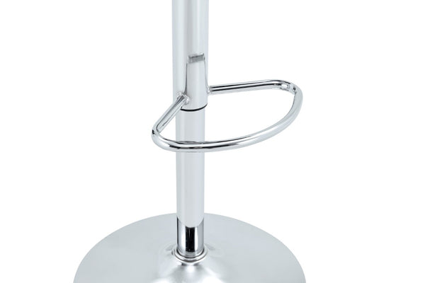English Elm X-Rbc-007-Whp-2In1 Swivel Barstool PU Upholstered Adjustable Height Kitchen Counter Seat W2827P405794