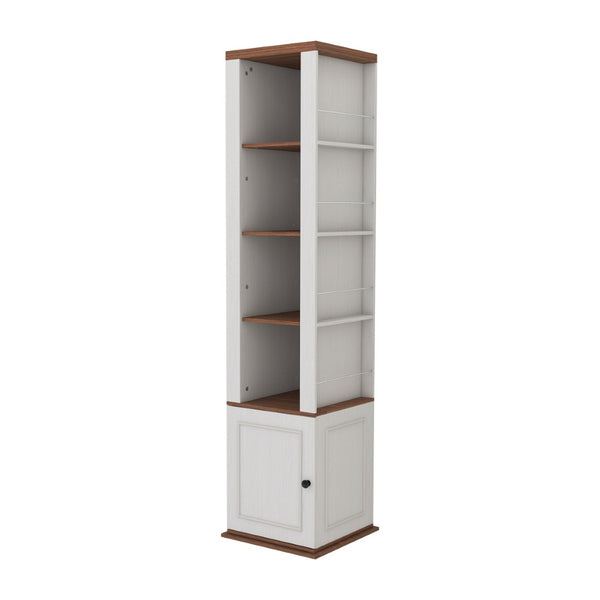 English Elm One-compartment Tilt-out Laundry Cabinet with Top Shelf Slim Mdf Storage for Tight Spaces W282P437031