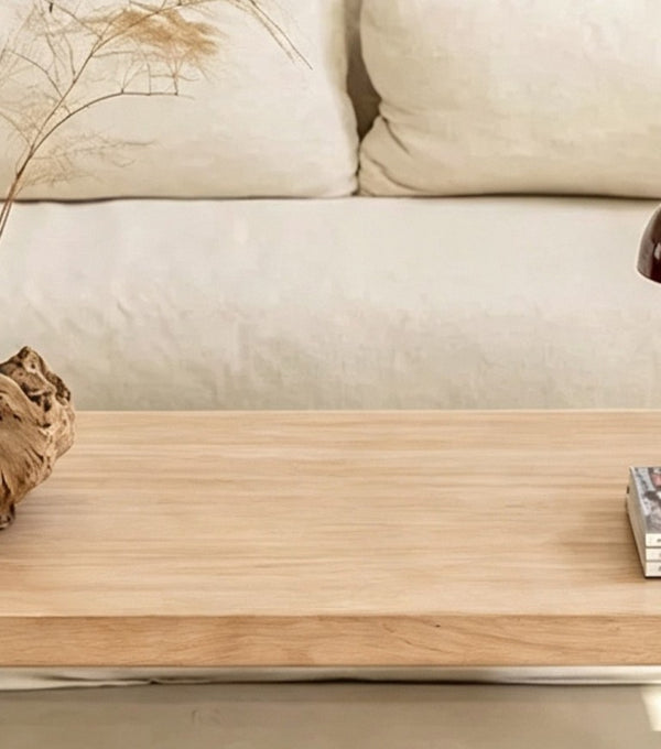 English Elm Cedar Square Coffee Table Solid Legs Vintage Grain Living Room Rustic Accent Wood W2853P567425