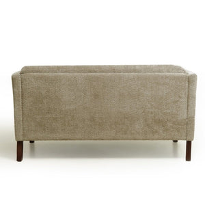 English Elm Modern Chenille Loveseat Compact Two-Seat Sofa with Removable Cushion for Living Rooms Camel W2901P463102