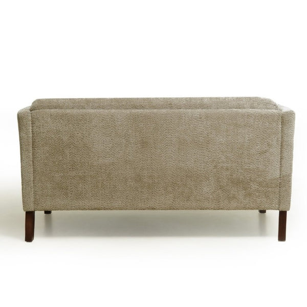 English Elm Modern Chenille Loveseat Compact Two-Seat Sofa with Removable Cushion for Living Rooms Camel W2901P463102