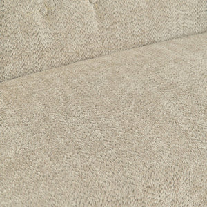 English Elm Nordic Chenille Loveseat Button Tufted Curved Back Armless Sculptural Living Room Sofa Camel W2901P463468