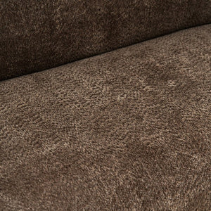 English Elm Modern Chenille Loveseat Compact Two-Seat Sofa with Removable Cushion for Living Rooms Dark Brown W2901P463472