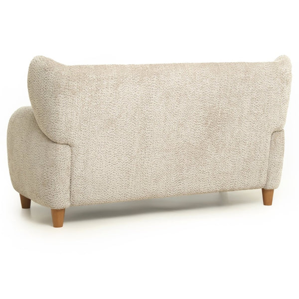 English Elm Nordic Curved Loveseat Chenille Upholstered Sculptural Sofa for Living Room Leisure Seating Camel W2901P517652