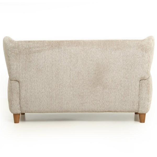 English Elm Nordic Curved Loveseat Chenille Upholstered Sculptural Sofa for Living Room Leisure Seating Camel W2901P517652