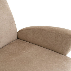 English Elm Lounge Chair Velvet Accent Seat with Birch Legs for Modern Living and Reading Spaces W2901P557567