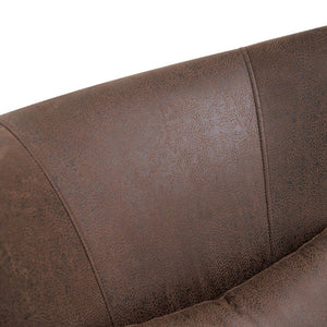 English Elm Suede Leisure Chair with Gold Foil Embossed Relief Pattern for Office or Study Room W2901P557757