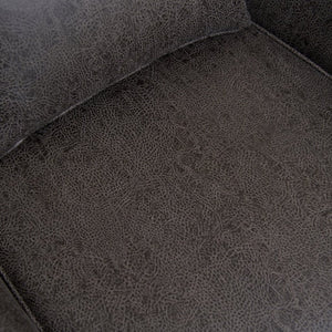 English Elm Suede Leisure Chair with Gold Foil Embossed Relief and Ergonomic Curved Back for Study W2901P557758
