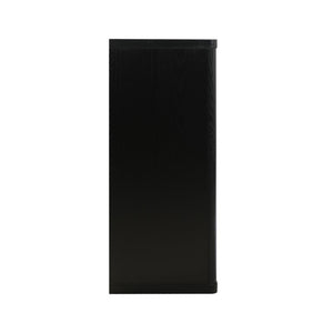 English Elm 63 Inch Fluted Console Table with 3 Drawers Open Shelf for Entryway or Living Room Black W2917P542461