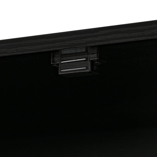 English Elm 72 Inch Fluted Tall Pantry Cabinet with Deep Drawers and Door Spice Rack Shelving Black W2917S00020