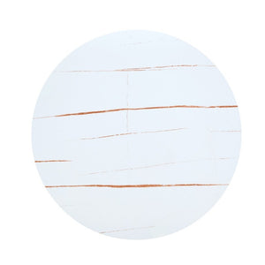English Elm Round Tulip Pedestal Dining Table Mid Century Modern Bistro for Small Kitchens and Cafes W2920P495954