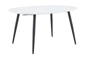 English Elm Pull Extendable Round Mdf Dining Set with Acrylic Chairs for Modern Minimalist Spaces W2920S00179