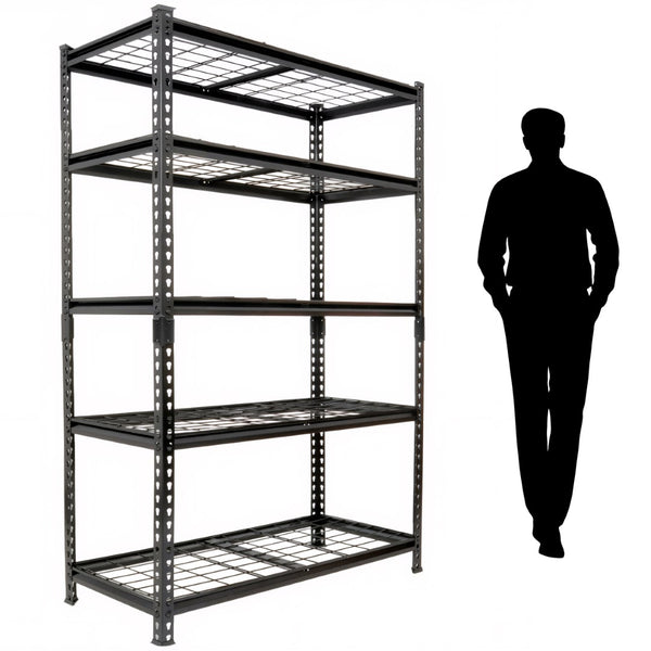 English Elm 5-tier Steel Garage Shelving Unit Boltless Setup 2250 Lb Capacity Adjustable Shed Storage W2932P373586
