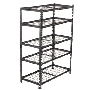 English Elm 5-tier Steel Garage Shelving Unit Boltless Setup 2250 Lb Capacity Adjustable Shed Storage W2932P373586