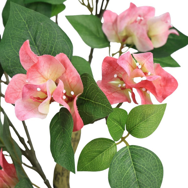 English Elm 7Ft Artificial Bougainvillea Silk Flowering Tree Tall Faux Pink Plant for Indoor Patio W2945P518822