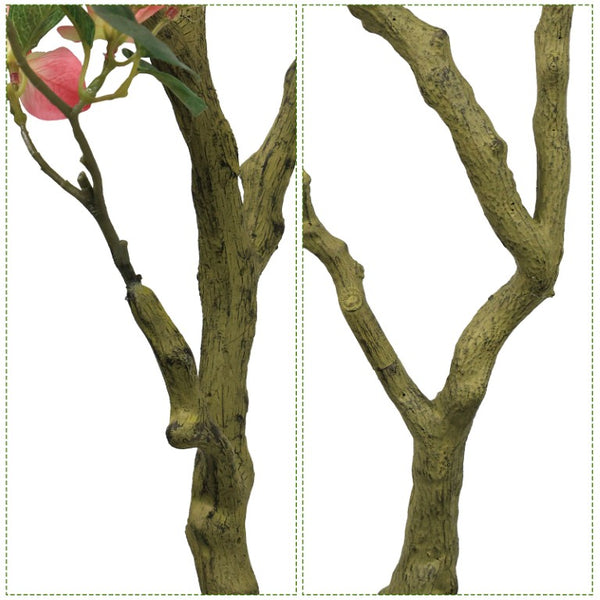 English Elm 7Ft Artificial Bougainvillea Faux Silk Flowering Tree Tall Indoor Outdoor Patio Decor Plant W2945P518829
