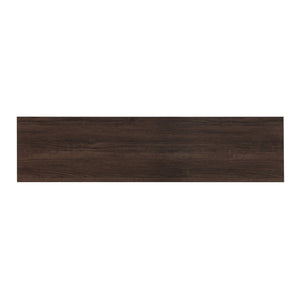 English Elm 64-inch Media Console Low Profile Mdf Tv Stand with Magnetic Doors for Living Room Walnut W2972P514562