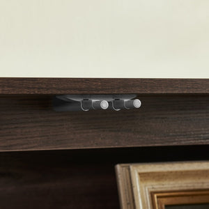 English Elm 64-inch Media Console Low Profile Mdf Tv Stand with Magnetic Doors for Living Room Walnut W2972P514562