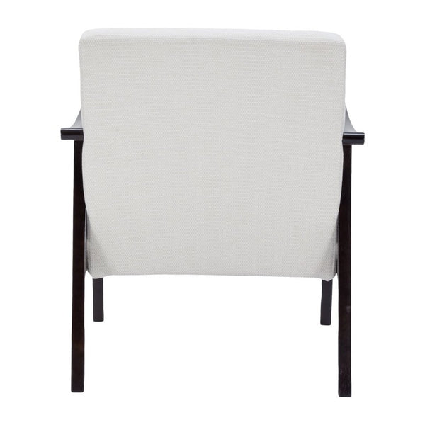 English Elm Medieval-Inspired Wingback Accent Chair Tall Backrest Solid Wood Legs Reading Lounge W2989P506961