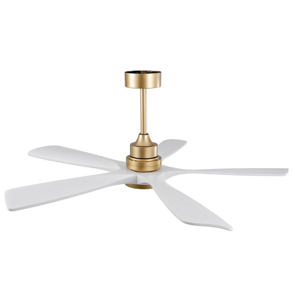 English Elm Hot 52 Inch Sycamore Blade Ceiling Fan Dimmable LED Remote Bedroom Living Room W2991P334794
