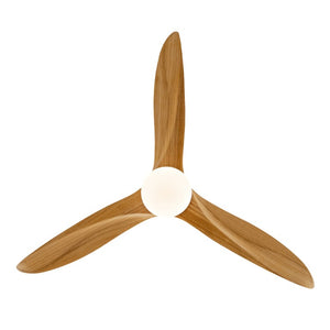 English Elm Hot 52 Inch Gold Ceiling Fan Sycamore Wood Blades Dimmable LED Remote DC Motor W2991P338634