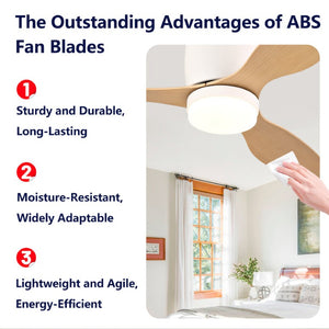English Elm 42-Inch Flush Mount Ceiling Fan with Light Remote Reversible DC Motor Low Profile W2991P406953