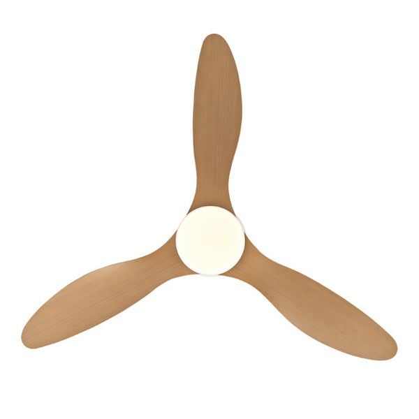 English Elm 42-Inch Flush Mount Ceiling Fan with Light Remote Reversible DC Motor Low Profile W2991P406953