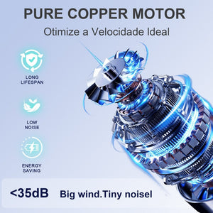 English Elm 42-Inch DC Motor Ceiling Fan with Remote Six Speed LED Light Bedroom Quiet W2991P494009
