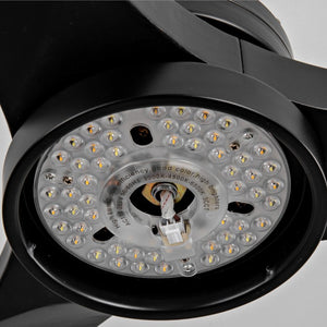 English Elm Hot 52 Inch Matte Black Ceiling Fan Solid Wood Blades Dimmable LED Reversible DC Motor W2991P494053