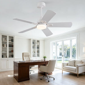 English Elm 42-Inch Propeller Plywood Blade Ceiling Fan with LED Light Kit and 6 Speed Memory W2991P531373