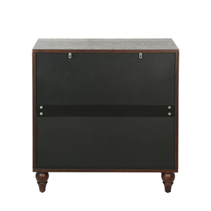 English Elm 30.31 Honeycomb Parquet Sideboard Handcrafted Ash Wood Accent Cabinet for Dining Room W3040P480540