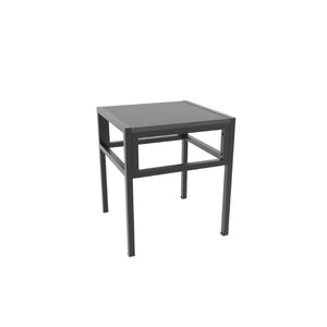 English Elm Brandname Square Dining Set with Wine Rack Two Stools Dark Wood Industrial Kitchen Nook W3064P530119