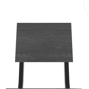 English Elm 3 Piece Industrial Bistro Set Round Pub Table with Storage Shelf and Two Bar Stools W3064P536662