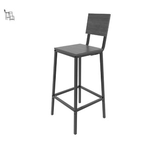 English Elm 3 Piece Industrial Bistro Set Round Pub Table with Storage Shelf and Two Bar Stools W3064P536662