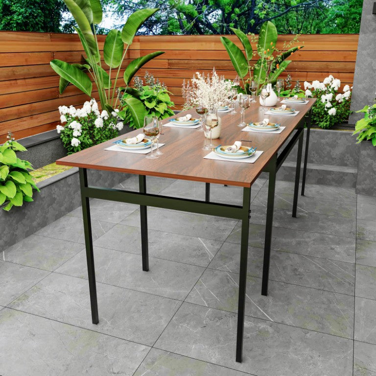 English Elm Brandname Modular Flip Top Training Table with Wood Grain Surface for Conference Rooms W3064P536706