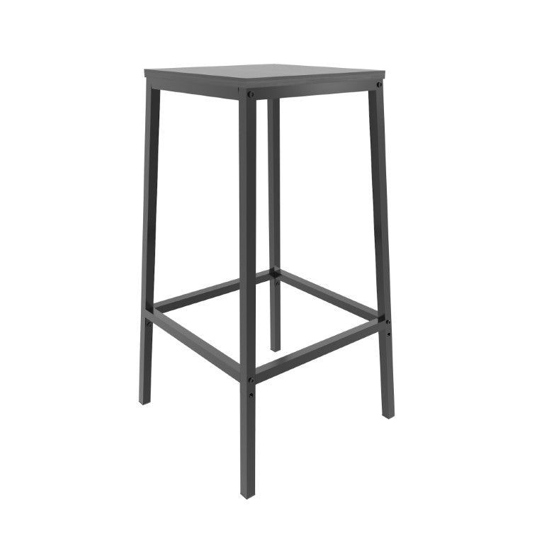 English Elm Counter Height Pub Table Set with Power Outlet USB Ports and Two Industrial Stools W3064P552408