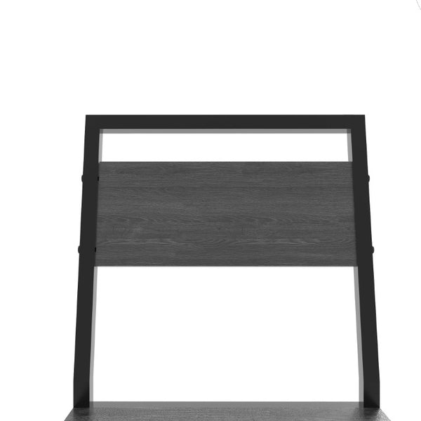 English Elm 4 Piece Extendable Dining Set with Wood Grain Top Metal Frame Modern Apartment Kitchen W3064S00010
